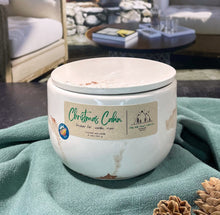 Load image into Gallery viewer, Christmas Cabin Concrete Bowl