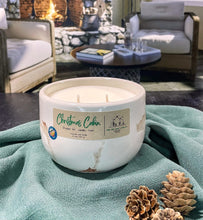 Load image into Gallery viewer, Christmas Cabin Concrete Bowl