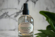 Load image into Gallery viewer, Ponderosa Pine room and linen spray bottle on a marble surface with a plant in the background
