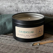 Load image into Gallery viewer, Daybreak-6 oz. Black Matte Candle Tin