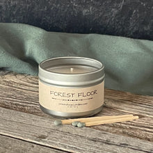 Load image into Gallery viewer, Forest Floor-6 oz. Black Matte Candle Tin