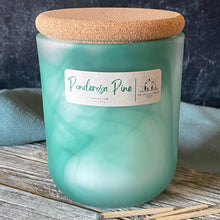 Load image into Gallery viewer, Ponderosa Pine- 10 oz. Green Swirl Candle