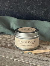 Load image into Gallery viewer, Forest Floor-6 oz. Black Matte Candle Tin

